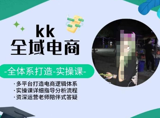KK全域电商，全体系打造实操课，多平台打造电商逻辑体系_111创业网-互联网轻创第一站