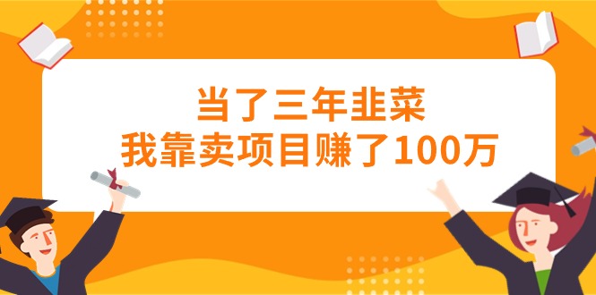 （10725期）当了三年韭菜我靠卖项目赚了100万_111创业网-互联网轻创第一站