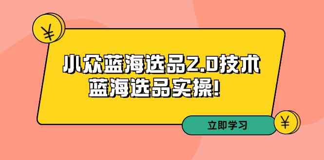 （9189期）拼多多培训第33期：小众蓝海选品2.0技术-蓝海选品实操！_111创业网-互联网轻创第一站