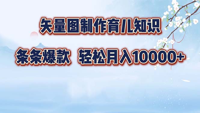 （12902期）矢量图制作育儿知识，条条爆款，月入10000+_111创业网-互联网轻创第一站
