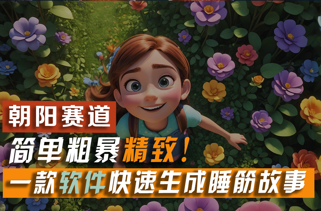 利用一款软件5分钟一条爆款睡筋故事，简单粗暴精致！小白月入2w+_111创业网-互联网轻创第一站