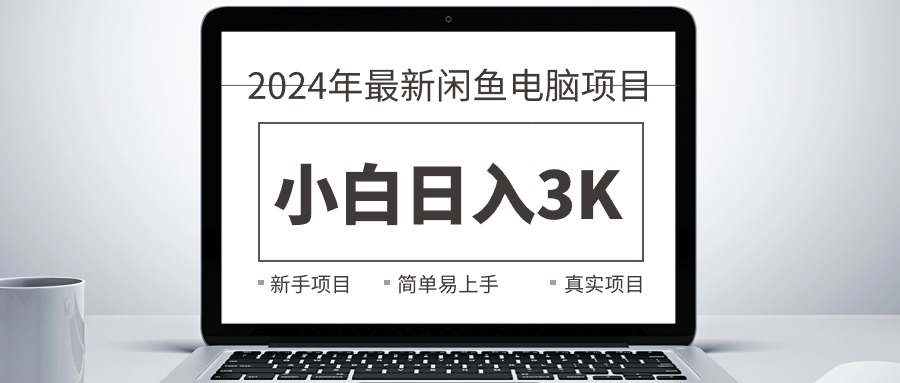 （10845期）2024最新闲鱼卖电脑项目，新手小白日入3K+，最真实的项目教学_111创业网-互联网轻创第一站