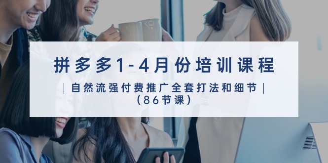 拼多多1-4月份培训课程，自然流强付费推广全套打法和细节（86节课）_111创业网-互联网轻创第一站