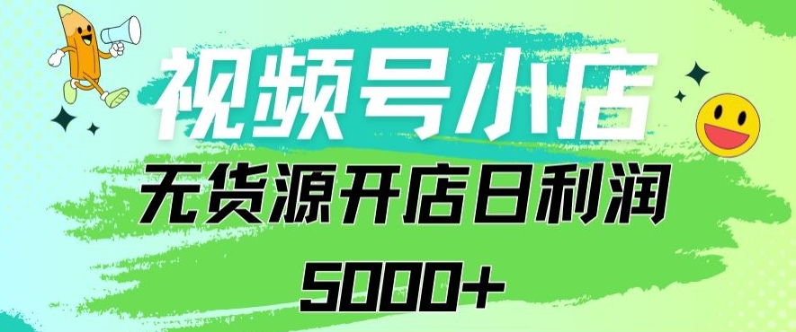 视频号无货源小店从0到1日订单量千单以上纯利润稳稳5000+_111创业网-互联网轻创第一站