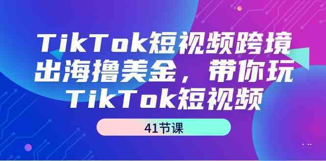 TikTok短视频跨境出海撸美金，带你玩TikTok短视频（35节课）_111创业网-互联网轻创第一站
