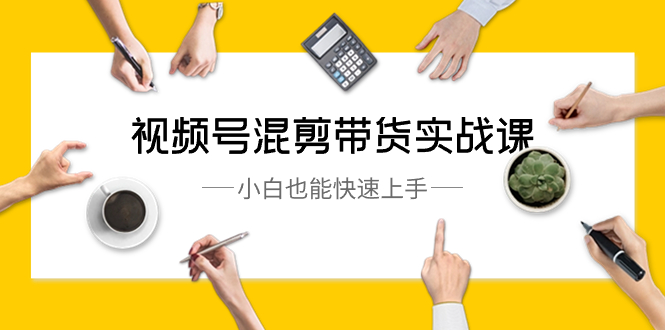 视频号-混剪带货实战课，小白也能快速上手（10节课）_111创业网-互联网轻创第一站