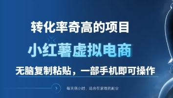 一单49.9，转化率奇高的项目，冷门暴利的小红书虚拟电商_111创业网-互联网轻创第一站