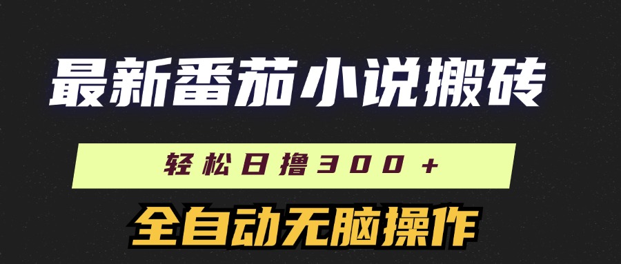 最新番茄小说搬砖，日撸300＋！全自动操作，可矩阵放大！_111创业网-互联网轻创第一站