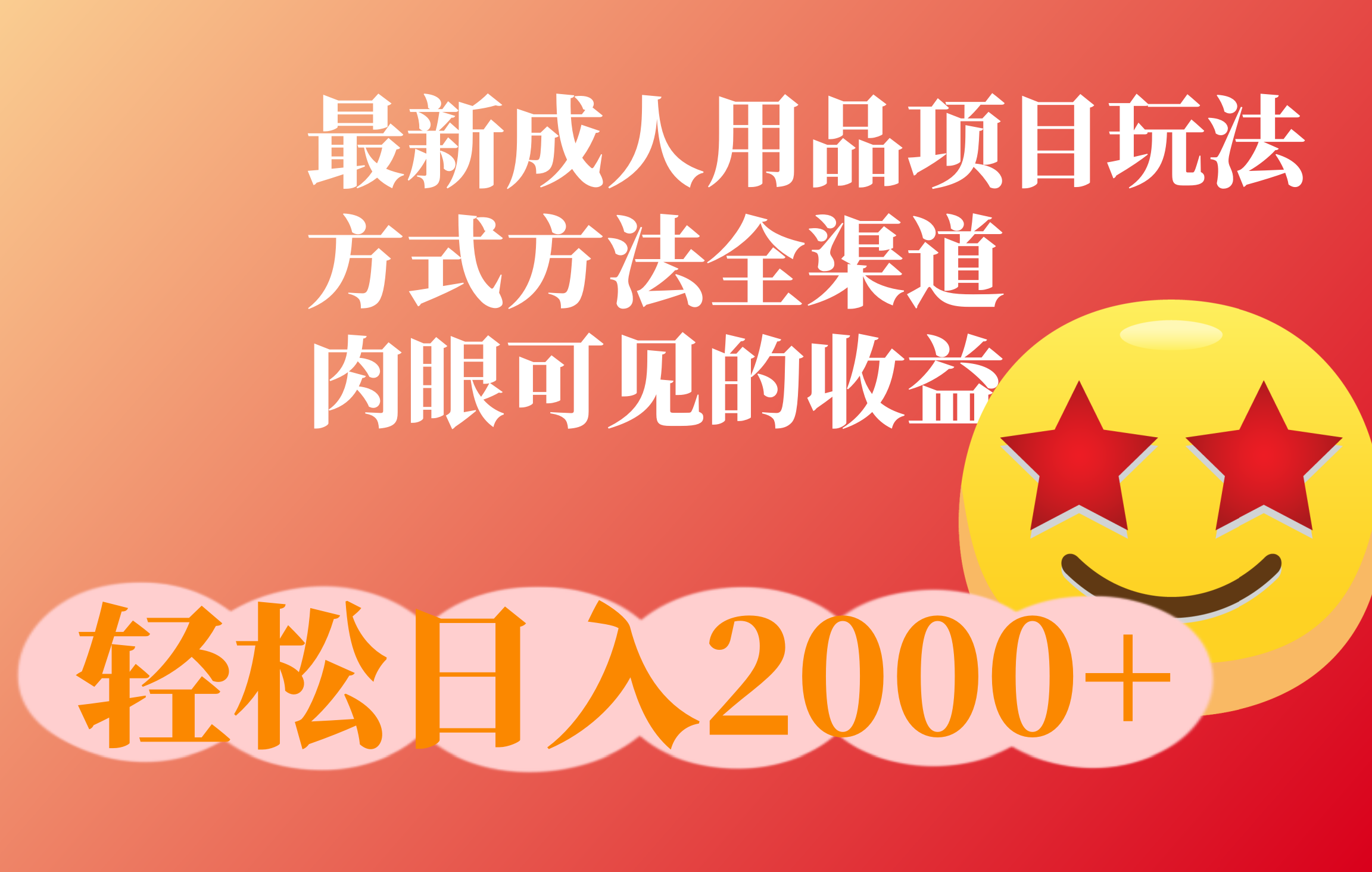 成人用品项目最新玩法，方式方法全渠道_111创业网-互联网轻创第一站
