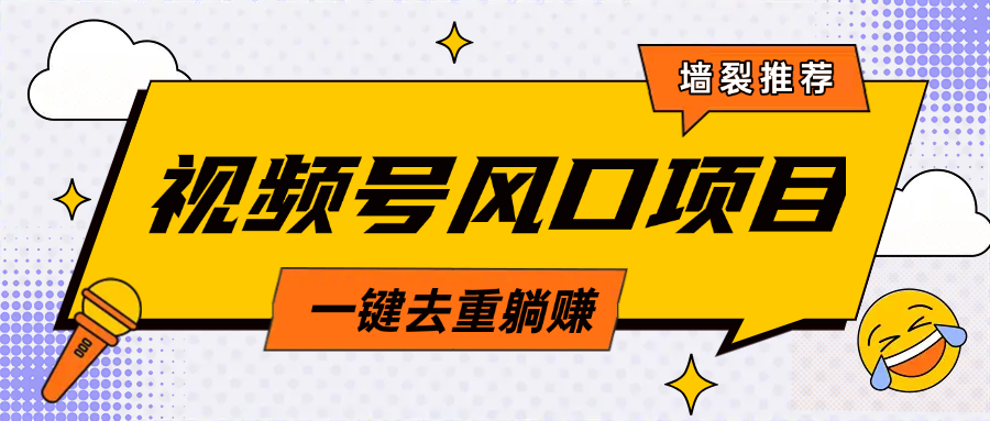 视频号风口蓝海项目，中老年人的流量密码，简单无脑，一键去重，轻松月入过万_111创业网-互联网轻创第一站