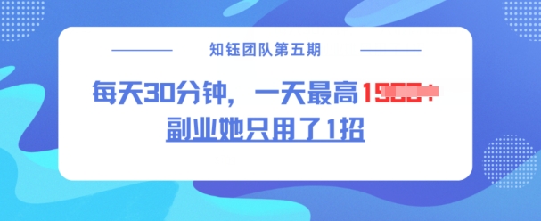 副业她只用了1招，每天30分钟，无脑二创，一天最高1.5k_111创业网-互联网轻创第一站